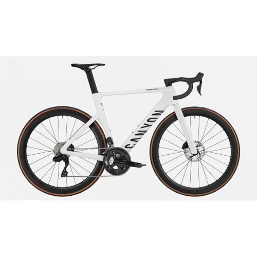 Bicicleta de Carretera Ultraligera Canyon Aeroad CF SLX 7 Di2 Carbono Blanca