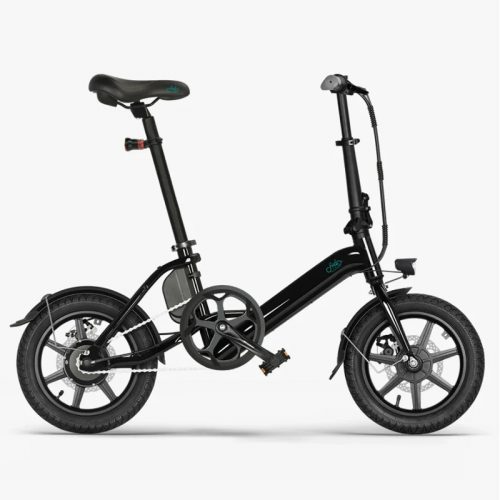 Bicicleta Eléctrica Plegable Fiido D3 Pro, 250W, 17.3 kg, 79 km