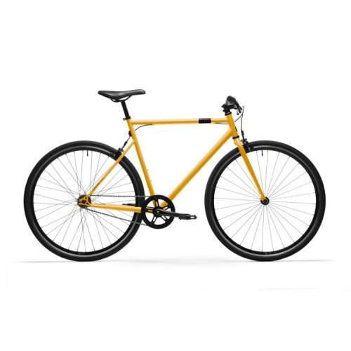 Bicicleta Fixie Single Speed Elops 500, Manillar Estrecho